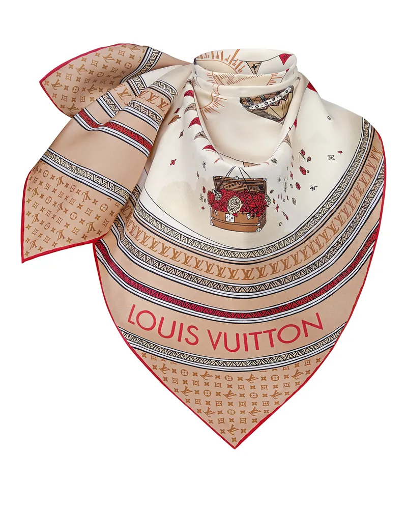 Louis Vuitton LV Eclipse Carré 90 Pink