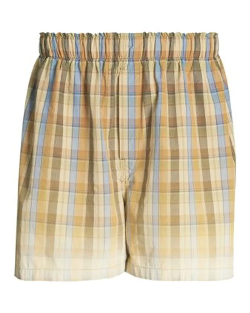 Maison Margiela Shorts in ausgebleichter Optik Yellow