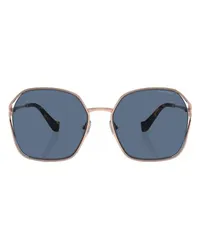 Miu Miu Irregular-Sonnenbrille MU 52WS Gold