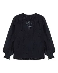 Maje Top mit Muster Black