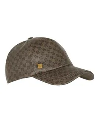 Balmain Cap Balmain mit Monogramm Mini Brown