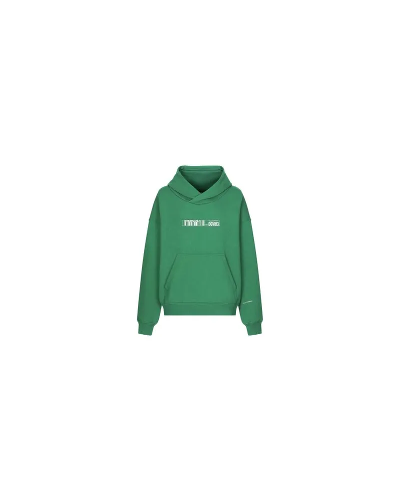 Dolce & Gabbana Jersey-Hoodie mit Print DG VIB3 Green