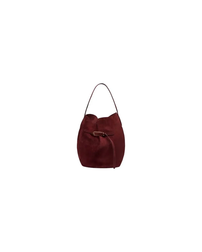 Valextra Mini-Tasche Iside Burgundy