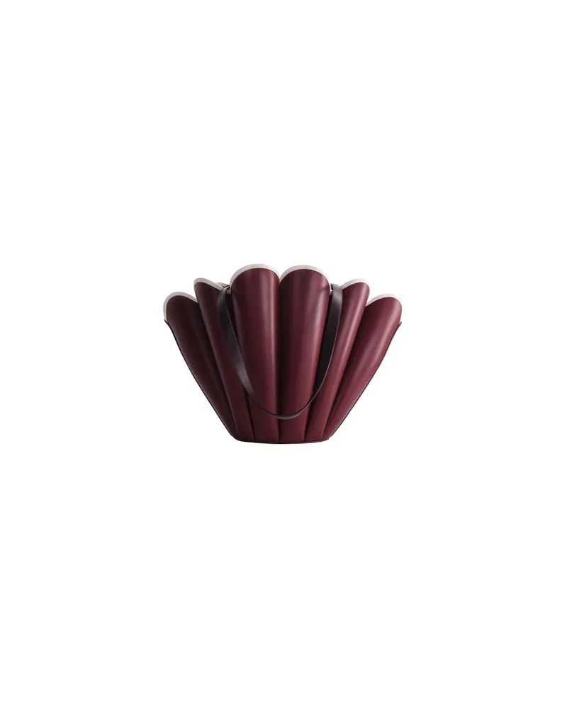 Valextra Mini-Tasche Iside Burgundy