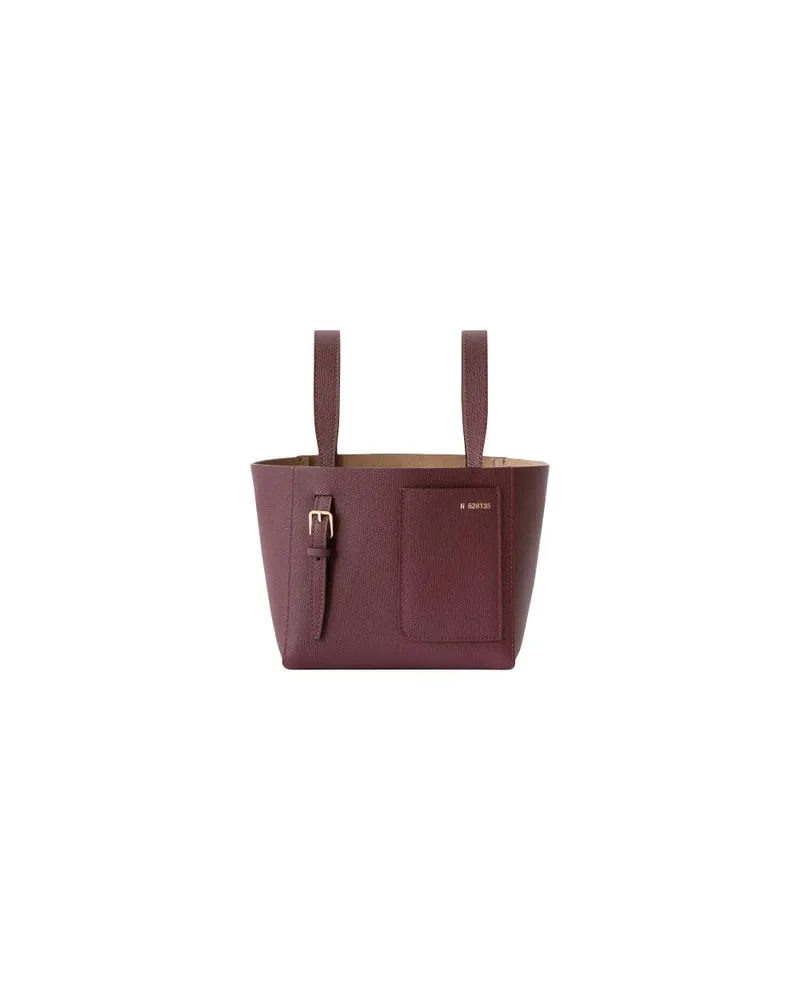 Valextra Mini-Tasche Iside Burgundy