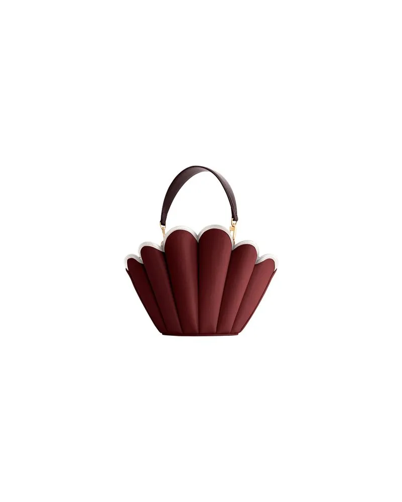 Valextra Mini-Tasche Iside Burgundy