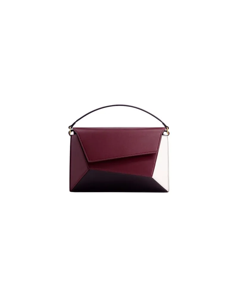 Valextra Mini-Tasche Iside Burgundy