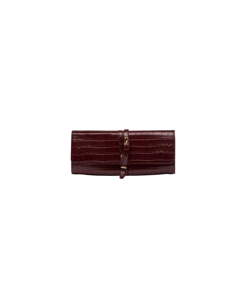 Valextra Mini-Tasche Iside Burgundy