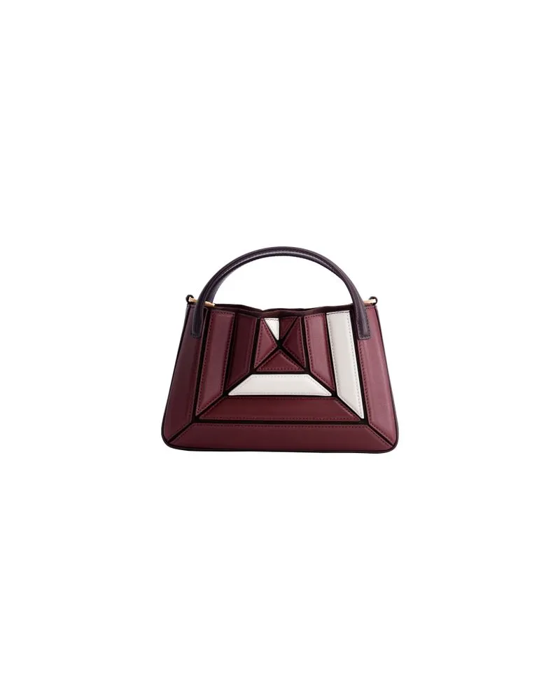 Valextra Mini-Tasche Iside Burgundy