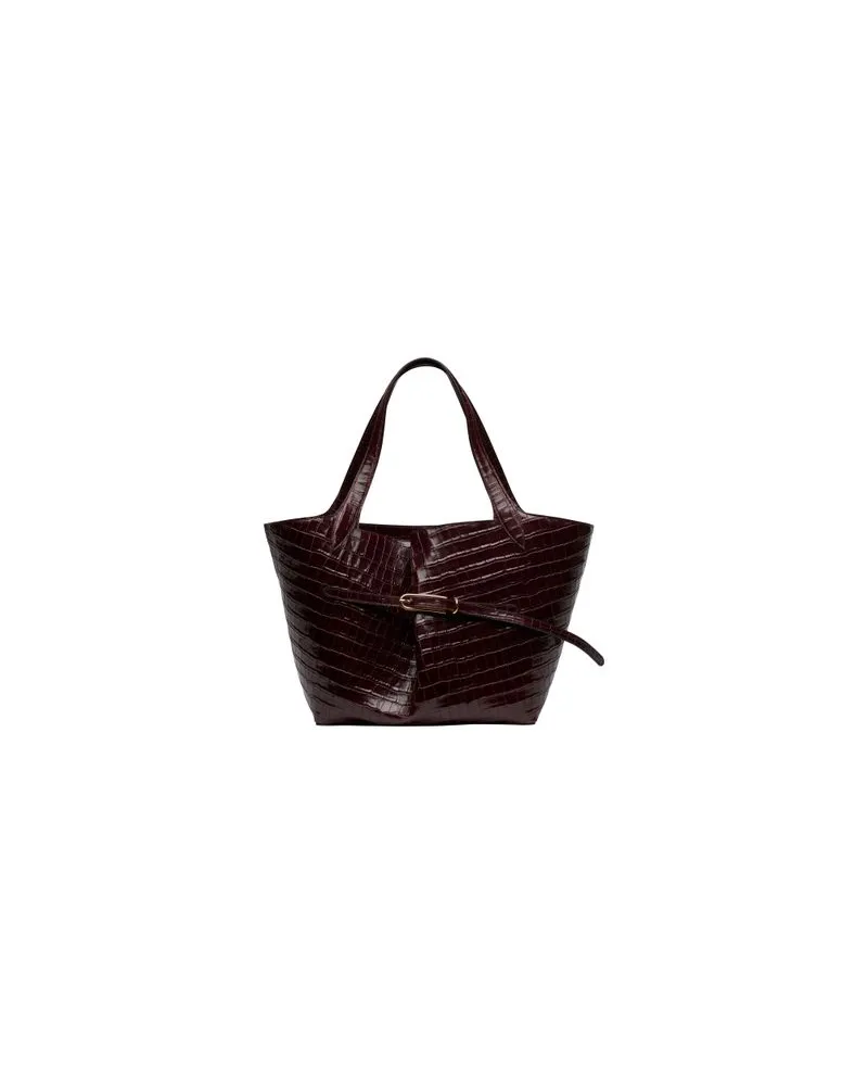 Valextra Mini-Tasche Iside Burgundy