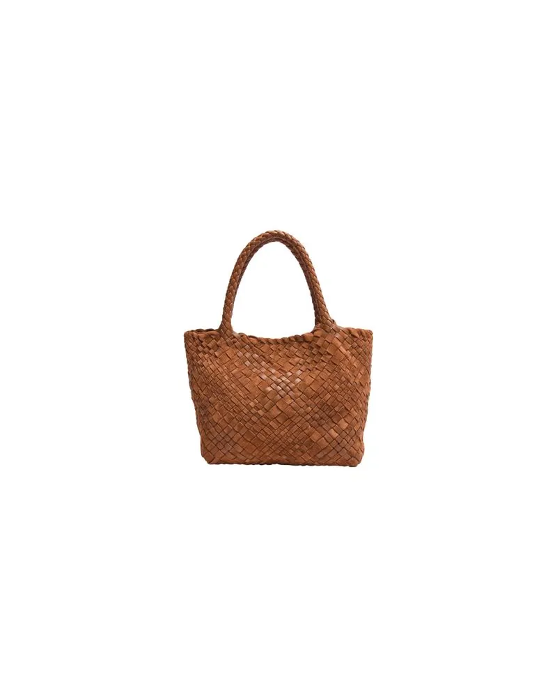 The Row Kleine Lederhandtasche Ruth Beige