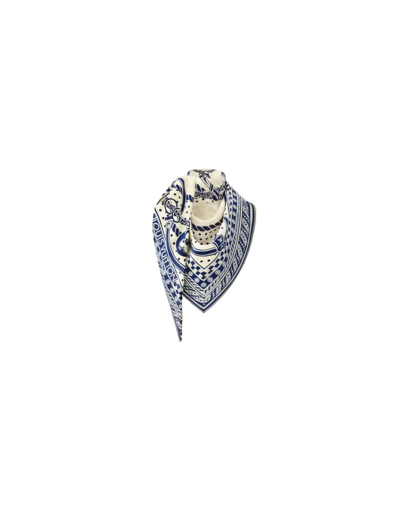 Louis Vuitton Ocean Bandana Schal Blue