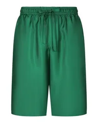 Dolce & Gabbana Bestickte Joggingshorts Green