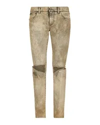 Dolce & Gabbana Skinny-Jeans Multicolor