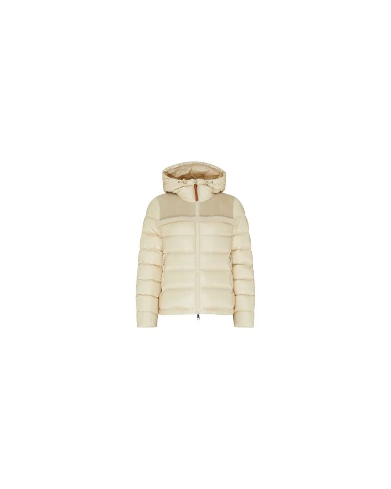 Moncler Beauvais shearling down jacket Beige