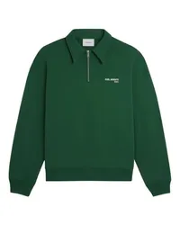 Axel Arigato Pullover mit halbem Reißverschluss Remi Green