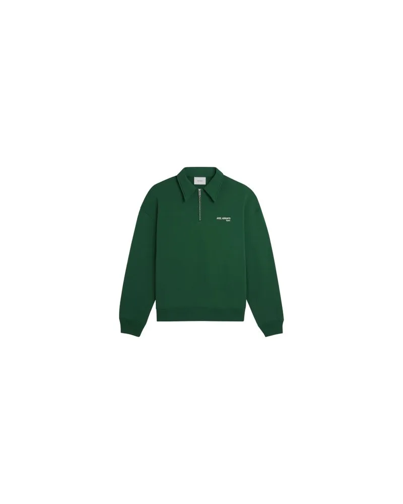 Axel Arigato Pullover mit halbem Reißverschluss Remi Green