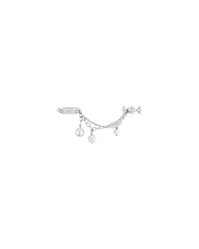 Bottega Veneta Rock Intrecciato Metallic aus lammleder Silver