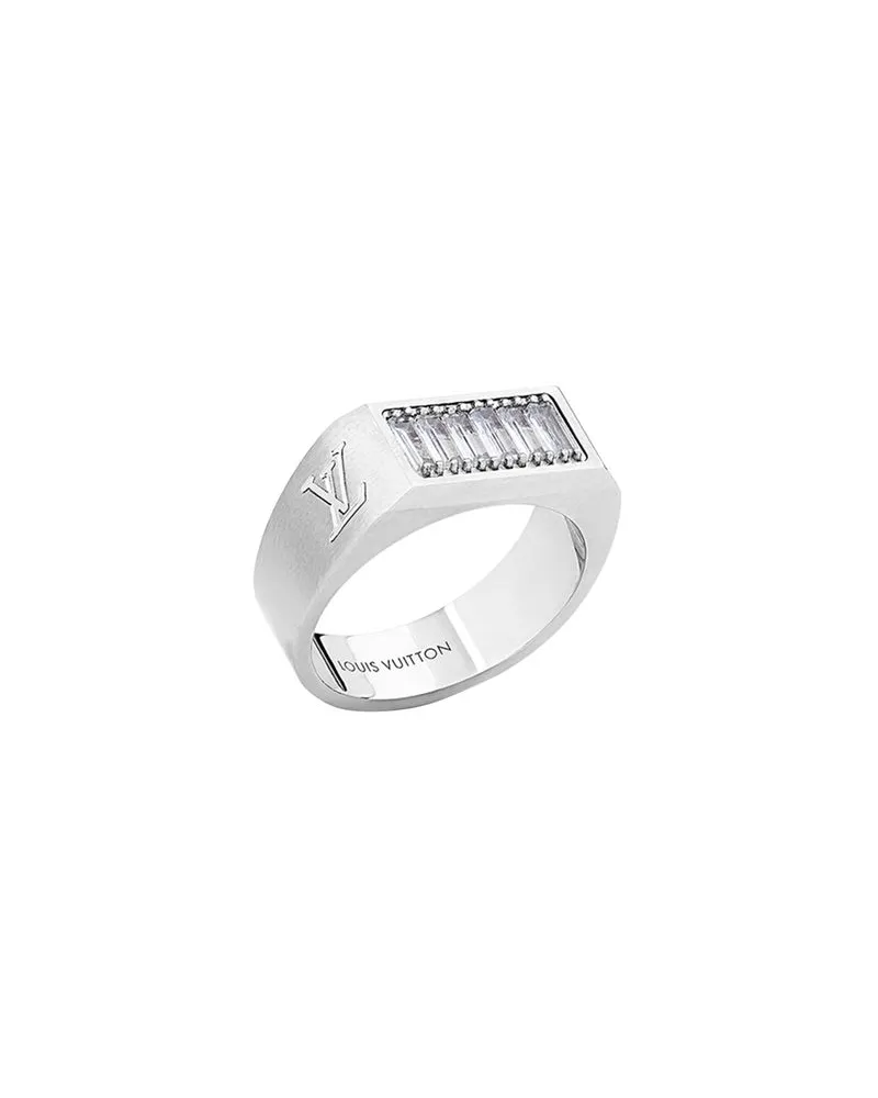 Bottega Veneta Rock Intrecciato Metallic aus lammleder Silver