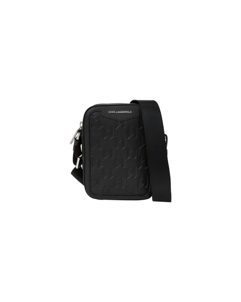 Karl Lagerfeld K/Loom Crossbody Bag Black