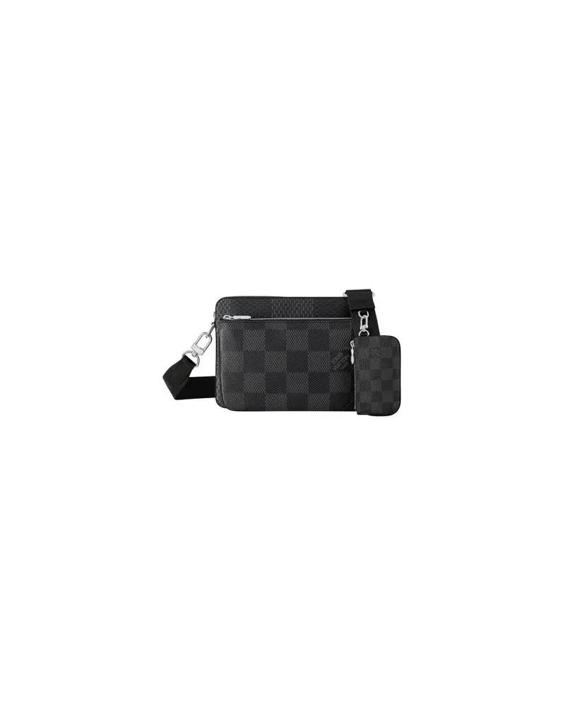 Louis Vuitton Trio Messenger Tasche Black