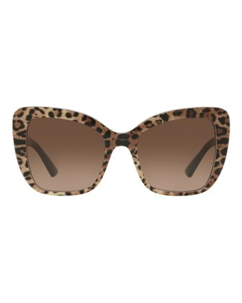 Dolce & Gabbana Butterfly-Sonnenbrille DG4348 Brown