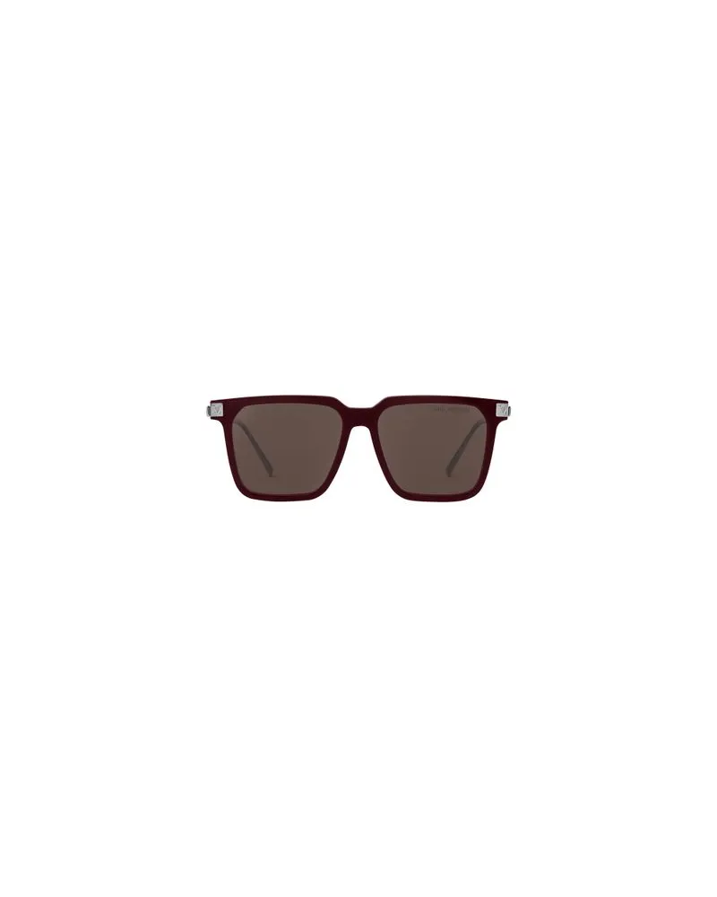 Louis Vuitton LV Rise Square Sonnenbrille Red