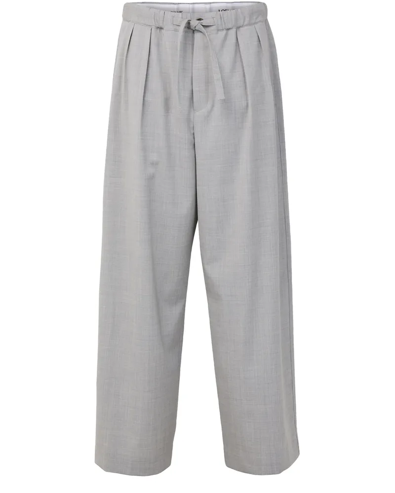 Loewe Hose mit Kordelzug aus Wolle 