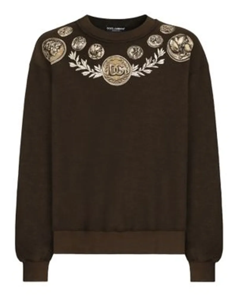 Dolce & Gabbana Reverse-Sweatshirt Brown