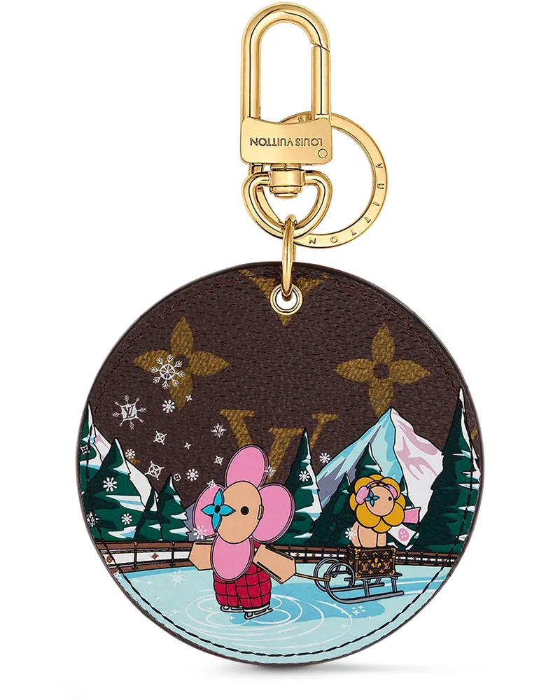 Louis Vuitton Illustre Ice Skate Taschenschmuck und Schlüsselanhänger Brown