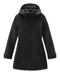 Woolrich Wasserdichter, leichter Parka mit Kapuze Leavitt Black