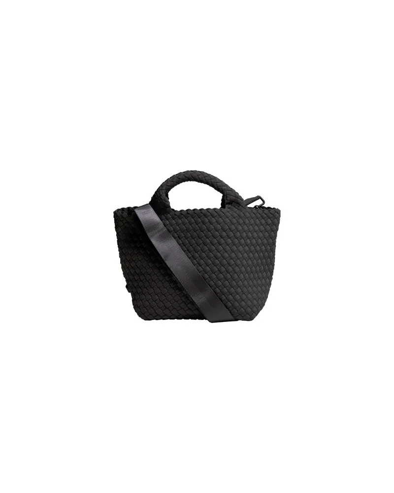 Bottega Veneta Lässiges Hemd aus Intrecciato-Leder Black