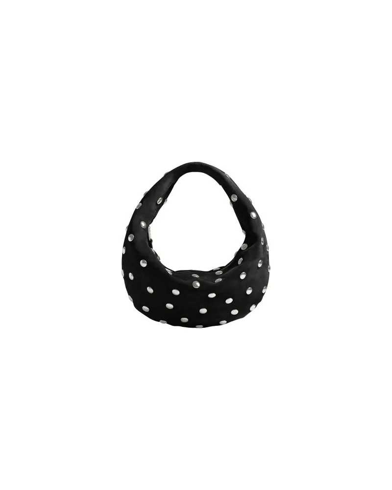 Bottega Veneta Lässiges Hemd aus Intrecciato-Leder Black