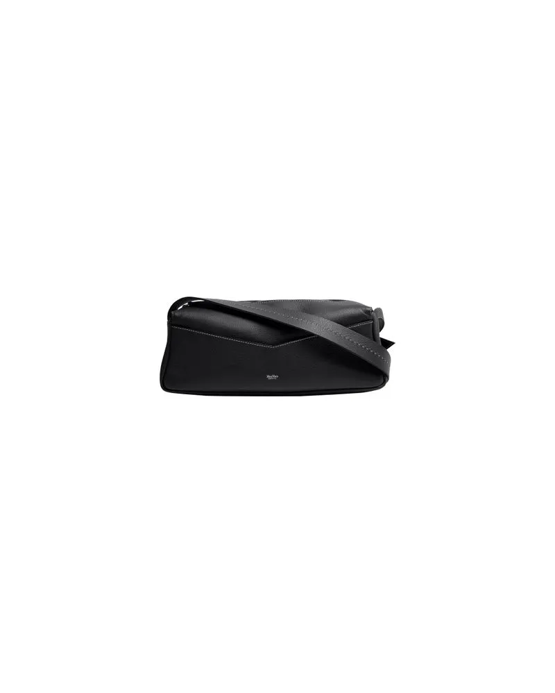 Bottega Veneta Hemd aus matt glänzendem Leder Black