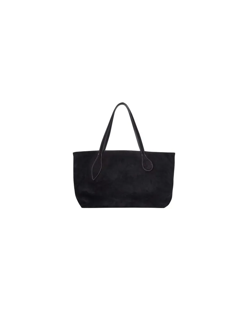Bottega Veneta Lässiges Hemd aus Intrecciato-Leder Black