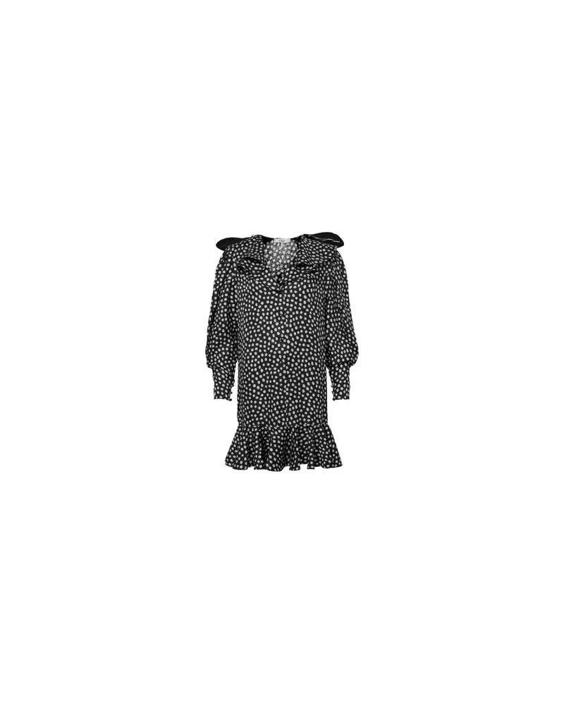 Bottega Veneta Lässiges Hemd aus Intrecciato-Leder Black