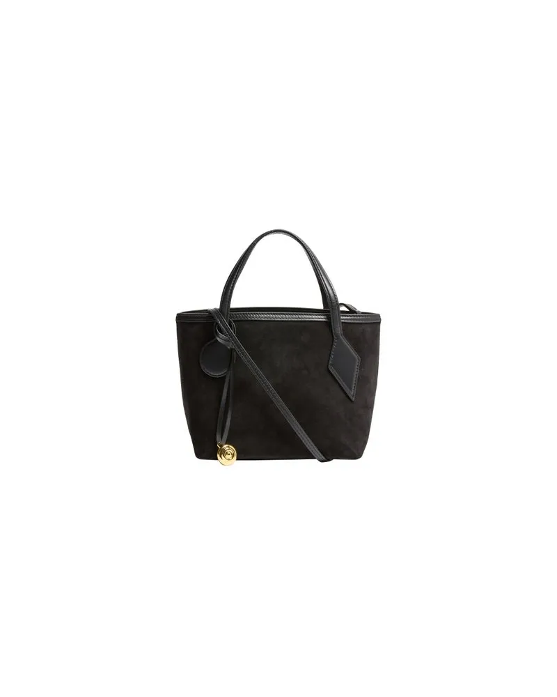 Bottega Veneta Lässiges Hemd aus Intrecciato-Leder Black