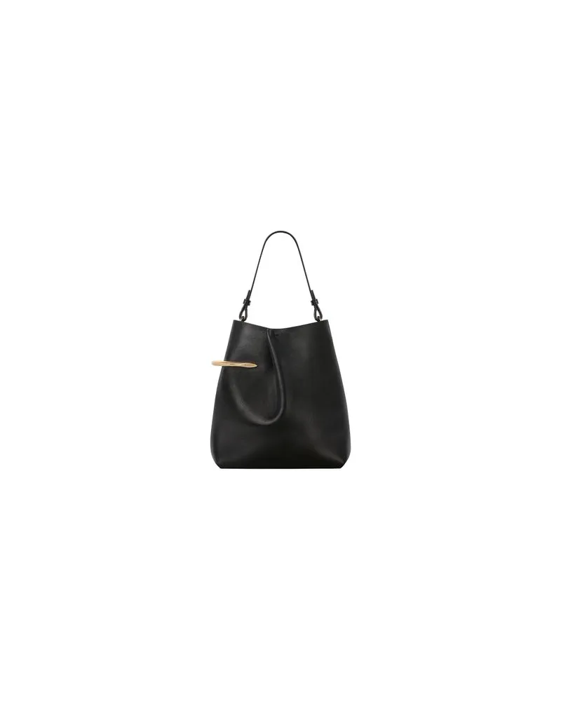 Bottega Veneta Hemd aus matt glänzendem Leder Black
