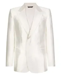 Dolce & Gabbana Einreihiger Blazer White