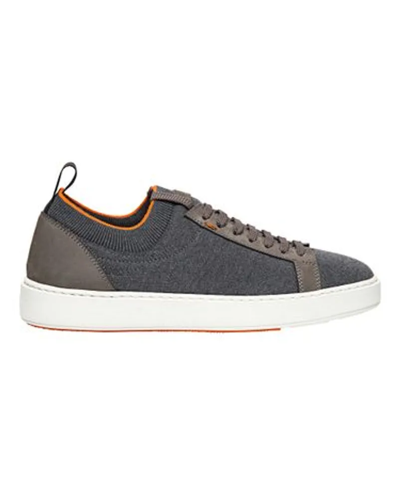 Santoni Nubuk-Sneakers Grey