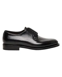 Santoni Derby-Schuh Black