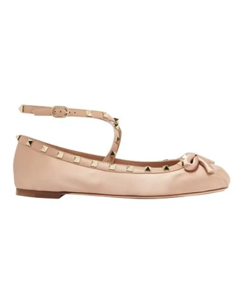 Valentino Garavani Ballerinas Rockstud Pink