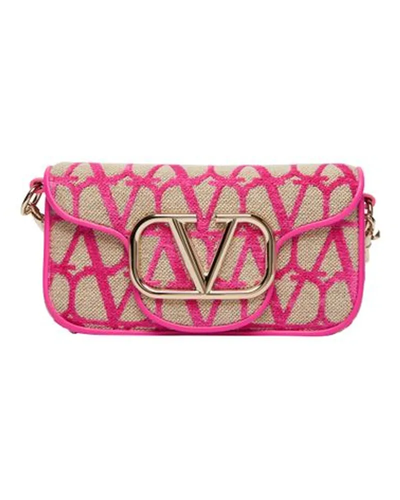 Valentino Garavani Kleine Umhängetasche Loco Pink