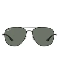 Ray Ban Quadratische Sonnenbrille RB3683 Black