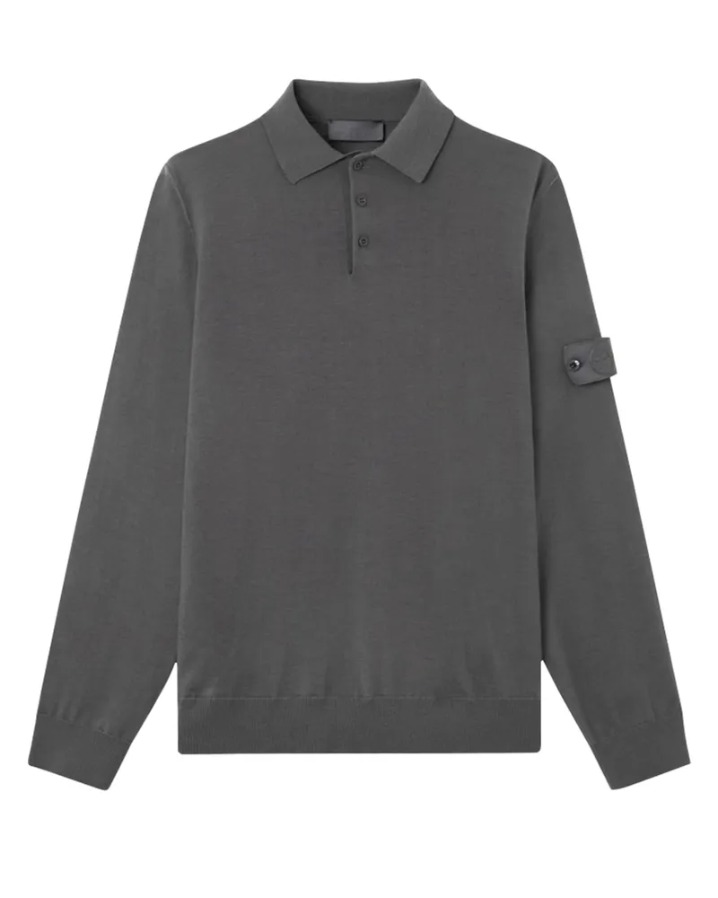 Stone Island Pullover mit Polokragen 
