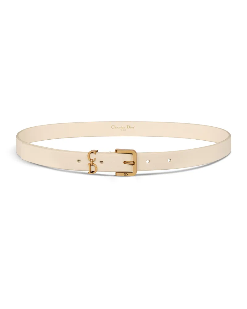 Dior Saddle Loop Gürtel Off-white