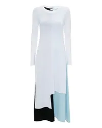 J.W.Anderson Colour Block Kleid im Layering-Look White