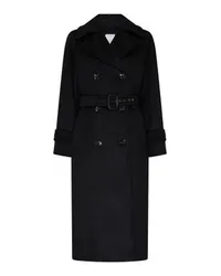 SPORTMAX Leandro langer Mantel Black