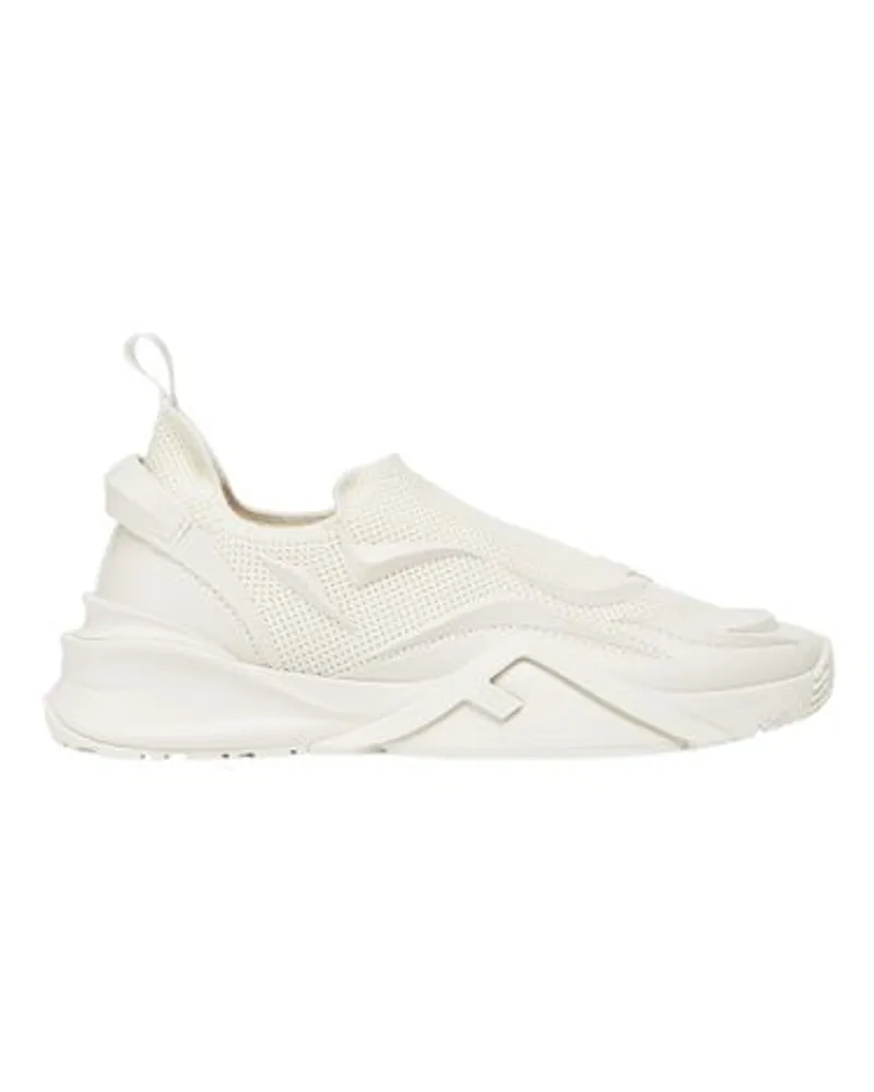 Fendi Slip On Trainer Jogger White