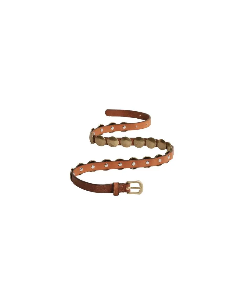 Golden Goose Trinidad leather belt Brown